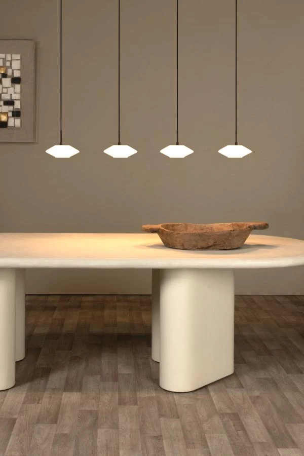 Lucide TREVOR - Pendant light - 4xG9 - Opal - atmosphere 1